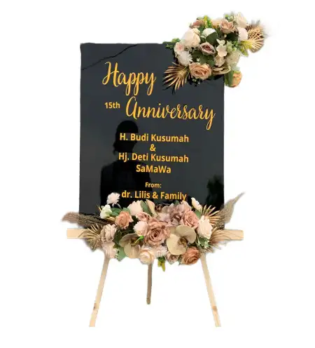 Papan Bunga Akrilik Paron